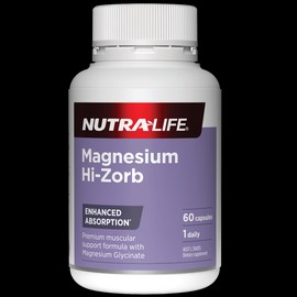 NUTRA-LIFE Nutra Life Magnesium Hi Zorb 60 Capsules