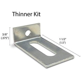 Whiteboard Installation Hardware Kit, Heavy Duty, Hangs up to an 8 Foot Dry Erase or Chalkboards for Boards up to 1/4" Thick