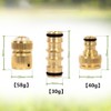 Conectores de Manguera de Jardín Brass Rust‑Resistant – Set 3/6