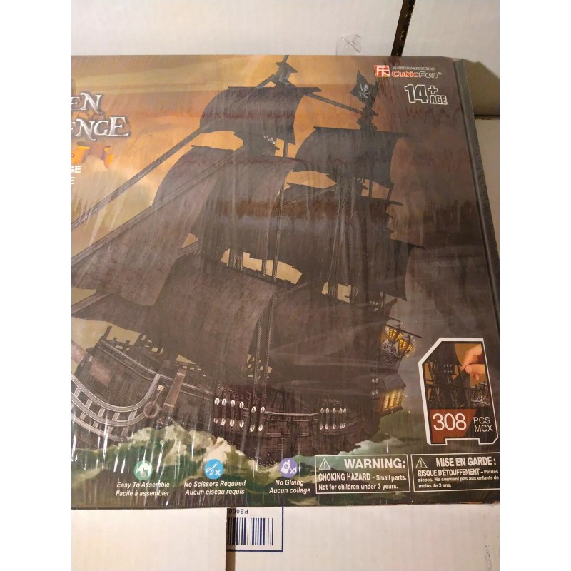 CubicFun Queen Anne's Revenge Puzzle Model 3D Model Kit Large
