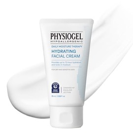Physiogel Daily Moisture Therapy Face Cream | 72hr Long Lasting Facial Moisturizer with Ceramide for Dry & Sensitive Skin | Low Irritant, Hypoallergenic, Fragrance Free & Non-comedogenic | 2.5 fl. oz