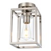 VINLUZ 1 Light Classic Semi Flush Mount Ceiling Light in