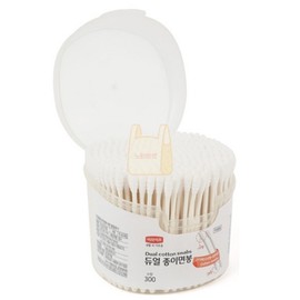 Yellow Market Dual Paper Cotton Swab Earpick, 1 piece, 1 piece / 노랑마켓 듀얼 종이면봉 귀이개, 1개, 1개입