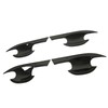 4PCs Car Exterior Door Handle Bowl Protector Glossy Black Cup