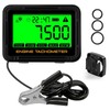 Digital Engine Tachometer & Hour Meter Mini Tach Gauge with
