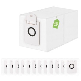 12Pcs Dust Bags for BObsweep Dustin Self-Emptying PET24-7-213 / Orb-i Self-Emptying PET24-7-313 / RC400 Robot Vacuum Cleaner Bags Replacement
