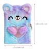 Gadpiparty Cute Bear Plush Notebook for Boys and Girls Girls
