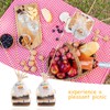 100 pcs S'more Fun Bag set Clear Gusseted Poly Bags