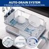 Godboat Dish Drying Rack -304 Stainless Steel Dish Rack for