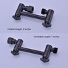 TRUSTMI Adjustable Shower Arm 4 Inch Brass Shower Head Combo