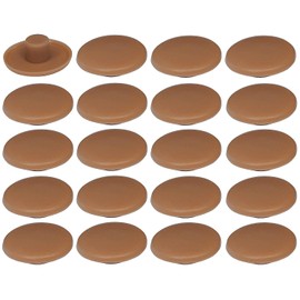 20 x Plastic Screw Cover Caps 4x2.7x11.8mm Furniture Cap Hole Universal Light Brown Beech