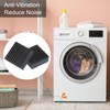 sourcing map 8pcs Rubber Anti Vibration Pads 2" x 2"