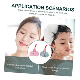 Mikinona Assorted Bathing Balls Flowers Bath for Boys and Girls Adults Home Use