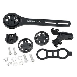 Etermeta Bicycle Mount Holder, Cycle Computer Bracket, Multi-functional, Road Bike, Cycle, Lightweight, Durable, Anti-Swing, Cateye/Wahoo/Gm/Bryton 4 Bases, Easy Installation