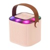 nic-473109 Portable Bluetooth Karaoke Machine for Kids Speaker w/ Microphones