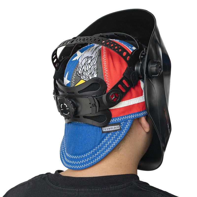 YESWELDER Eagle Reversible Welding Cap, 7 1/4, Durable, Protective Welders