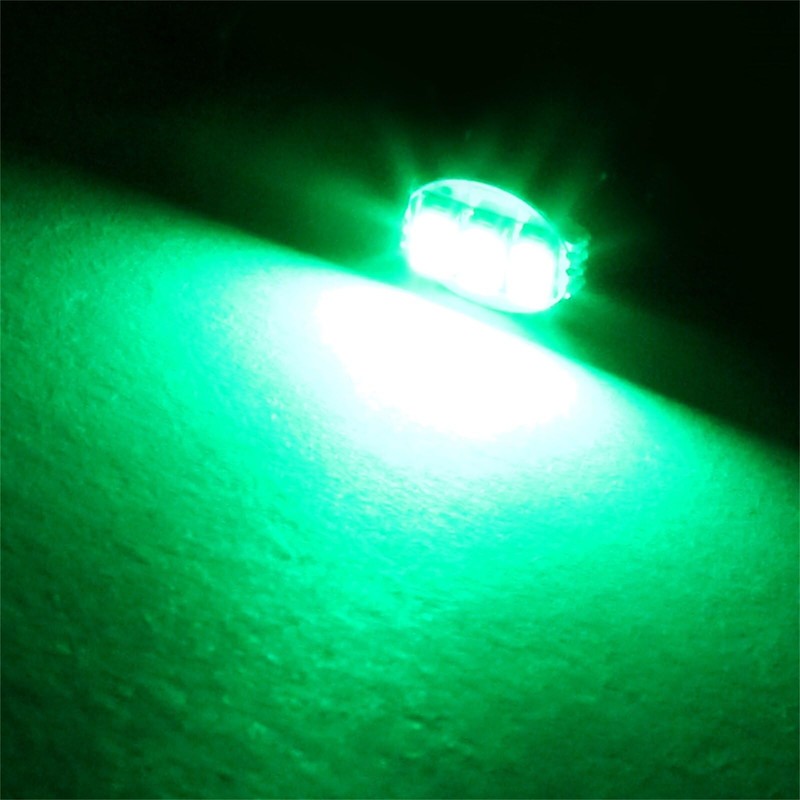 cciyu 4 Pack Green T4/T4.2 Neo Wedge 3-3014SMD A/C LED