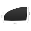 Car Window Sun Shade for Front Side Window, 2PCS Mesh