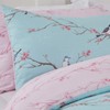 Dreamscene Blossom Bird Reversible Floral Quilt Duvet Cover with Pillowcase