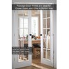 Goldenwarm Black Closet Door Knobs, Passage Door Knobs, Matte Black
