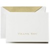 Crane & Co. Gold Hand Engraved Thank You Notes (CT1308),Pearl