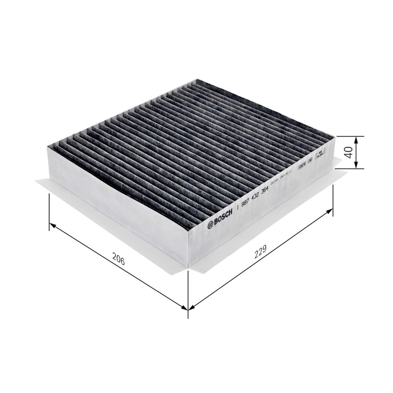 Bosch R2364 - Cabin Filter activated-carbon