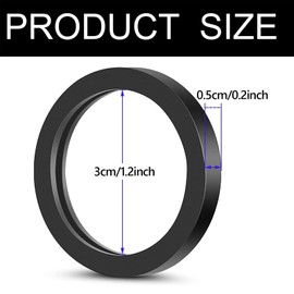 RXEAZIL 18pcs Gas Can Spout Gaskets Rubber Ring Replacement Fuel Washer Seals Spout Gasket Gas Gaskets Compatible with Most Gas Can Spout
