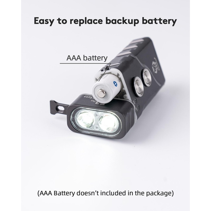 RovyVon E3 Plus Keychain Flashlight 700 Lumen Dual Power Rechargeable