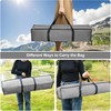 YeahBoom Light Stand Carry Bag, gray, Hard shell trolley with