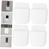 CAXUSD 6pcs Wall Mounted Remote Control Holder Multi-Functional Organizer for