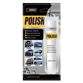 LOCBONDSO Liquid Abrasive Compound, Metal Compound, Automotive All-Purpose Metal Polisher, Suitable for Households, Motorcycles, Boats, Automobiles, and Other Metal Parts, 1.8 oz (50 g)
