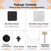 C&AHOME Cube Storage Organizer with Doors, 12-Cube Shelves, Closet Cabinet,