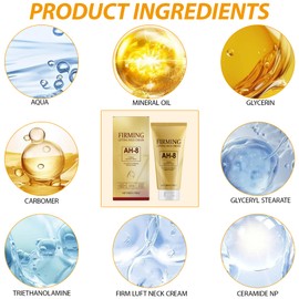 2 Bottles Ah-8 Firming Neck Cream, Ah-8 Firming Neck Cream, Tightening and Lift Neck Cream, Tighten and Lift Neck Cream, Tighten the Neck, Lift the Neck