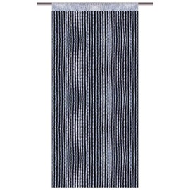 Arsvita String Curtain Metallic Look String Curtain Door Curtain with Pull Rod or Eyelet Suspension, Modern and Charming Home Accessory Available in Many Colours