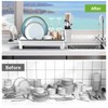 Stainless steel kitchenware storage rack - large capacity kitchen countertop