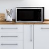 1.1 cu. ft. Countertop Microwave in Stainless Steel with Digital
