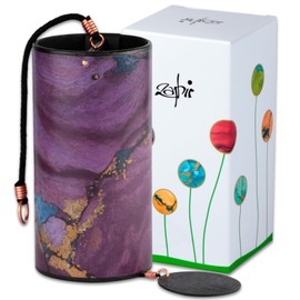 Zaphir Wind Chime Sufi with Gift Packaging | Wind Chime Gift - Chimes for Yoga, Children and Meditation in Purple