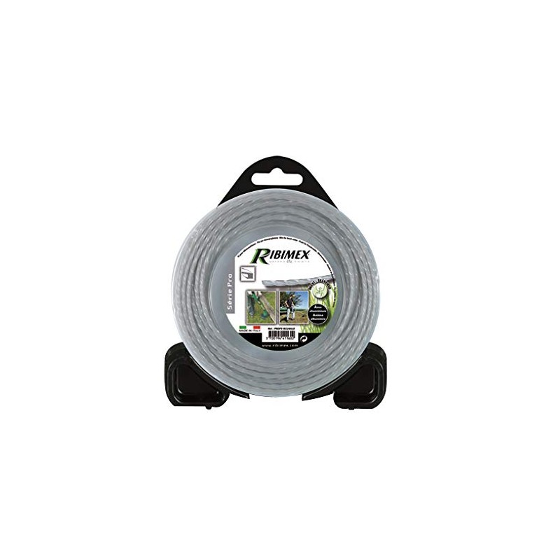 Ribiland PRDFS15X24ALS Aluminium Square Wire Spool, 2.4 x 15 m,