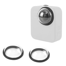 FIFIELD 2PCS Replacement Protective Lenses Cover Compatible with Gopro Max 360 Action Camera, Protector Lens Kit Accessories Compatible with 360 Go Pro MAX
