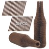 Wine Bottle Protector Sleeves by Honeycomb Paper,36 Set Reusable Glass