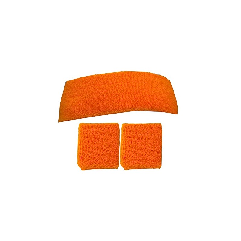 Just 4 Fun Leisurewear Sweatband Headband & 2 Wristbands One