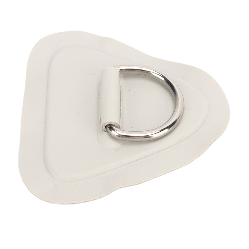 4 Pcs D Ring Patch Stainless Steel D Ring Pad