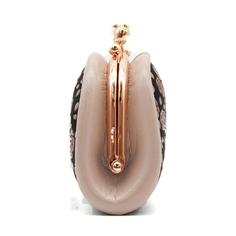 [Indenya] Inden Coin Purse, Kaguwa, Rose, Traditional Crafts, Koshu Inden,
