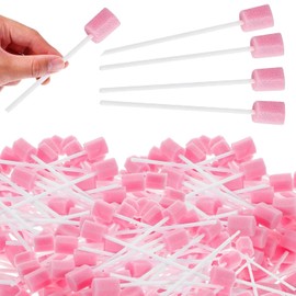 50 PcsOral Swabs – Soft Foam Mouth Swabs for Gentle Oral Care – Sponge Toothette for Elderly, Personal Use