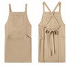 Professional Apron with Large Pockets - 100% Soft Cotton Canvas