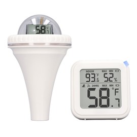 Wireless Pool Thermometer High Accuracy Time Data Recording Waterproof Digital Temperature Meter