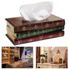 Itian Vintage Style Antique Wooden Tissue Paper Stacking Tissue Box