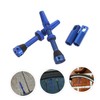 BESPORTBLE 4pcs Blue Aluminum Alloy Tubeless Valve Stem Kit for