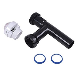 Oatey 39226 8 Stack DFU Capacity Black Tubular Adapter Air Admittance Valve, 1.5 in. 20 Branch