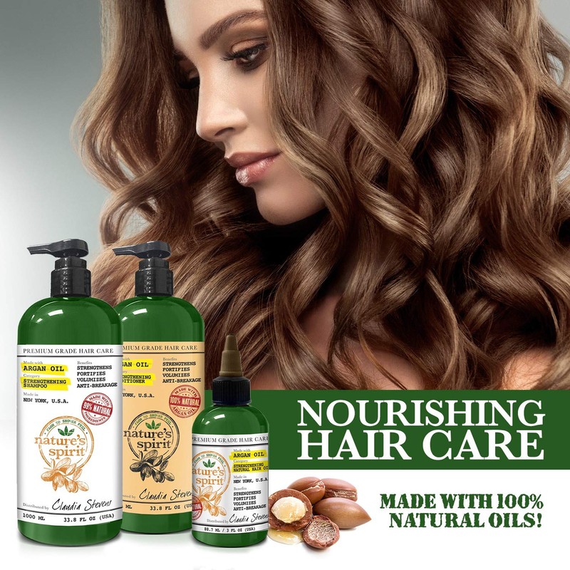 Nature's Spirit Strengthening Argan Oil Conditioner Travel Size 2.5 ounce